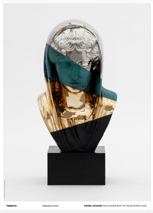 Daniel Arsham - Amalgamized Bust of Veiled Woman