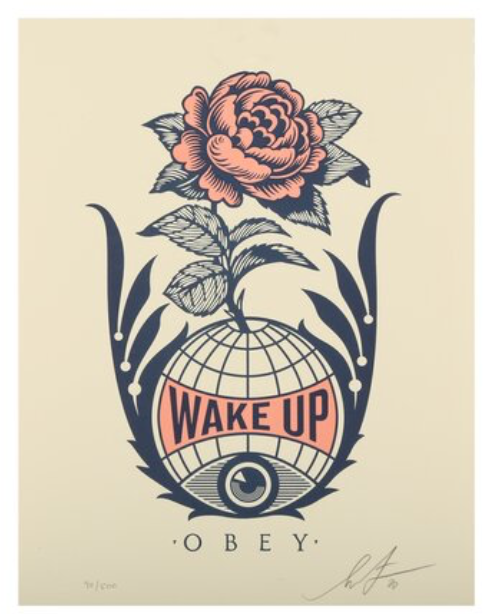 Shepard Fairey - Wake up Earth